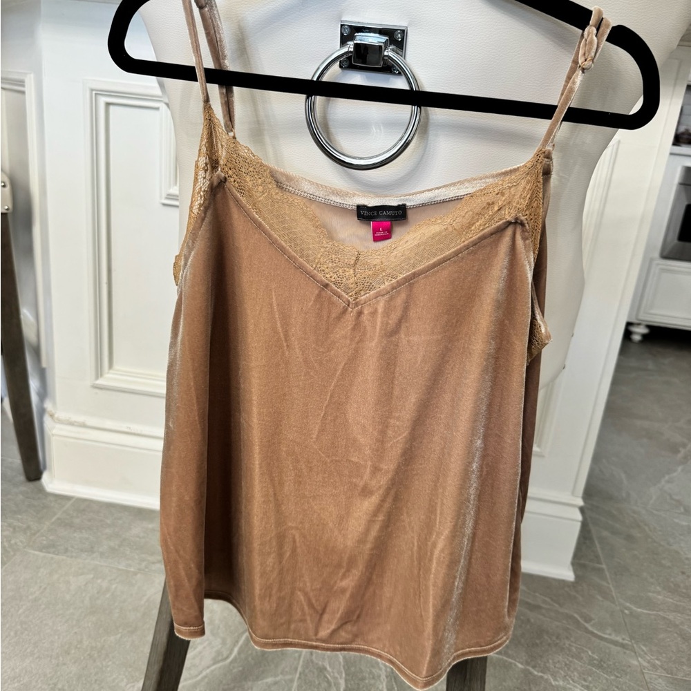 Vince Camuto Camel Camisole Top